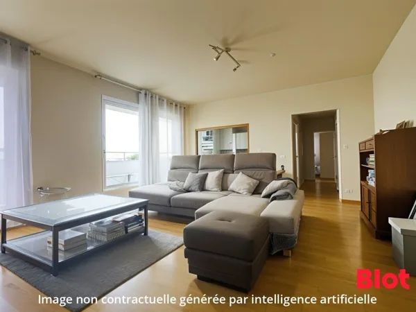Appartement T4 au dernier étage à ORVAULT avec garage 