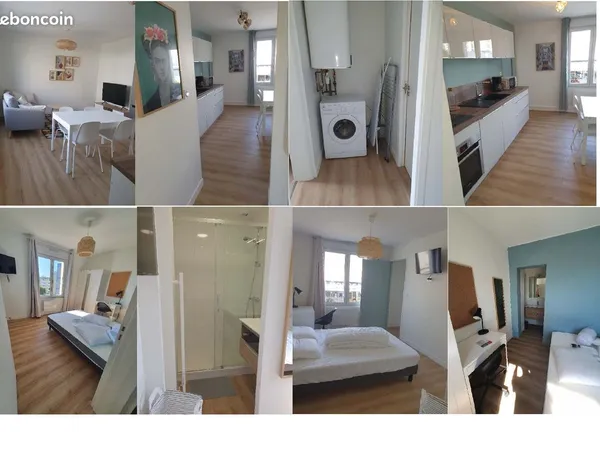 Colocation 3 chambres salle de bain privative 