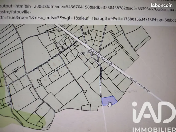 Terrain 3635 m² Fatouville-Grestain 