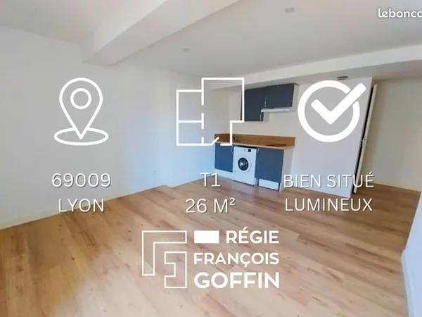 Appartement 1 pièce 26 m² 