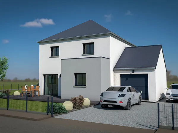 Terrain + maison 112 m² 