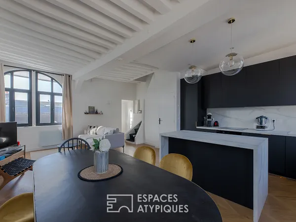 Duplex meublé et rénové au coeur d'un quartier historique 