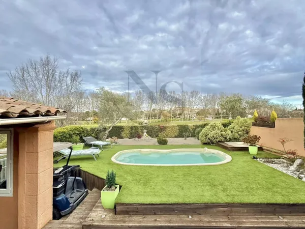 CAMPAGNE D'AIX-EN-PROVENCE VILLA DOMAINE PRIVÉ GOLF DE PONT ROY 