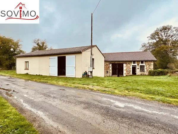 ENSEMBLE IMMOBILIER: ANCIENNE MAISON DE CAMPAGNE A RENOVER+ 