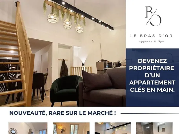 Superbe appartement duplex entièrement meublé 