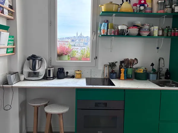 Location 5 mois - appartement meublé 35m² - Paris 17e quartier des épinettes 
