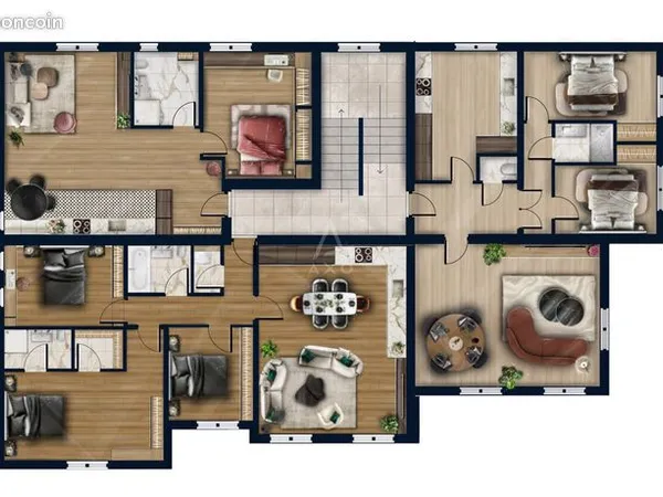 Appartement 1 pièce 34 m² 
