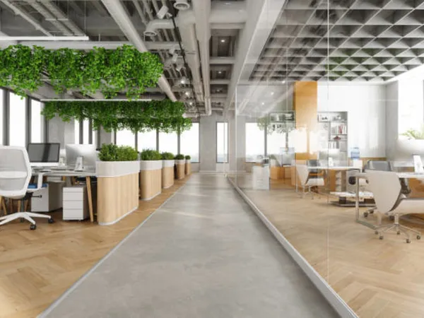 Bureaux avant dernière étage 