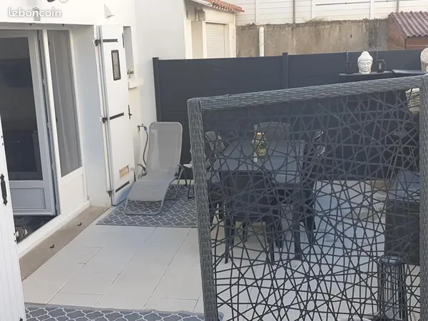 T1 bis terrasse rénové 
