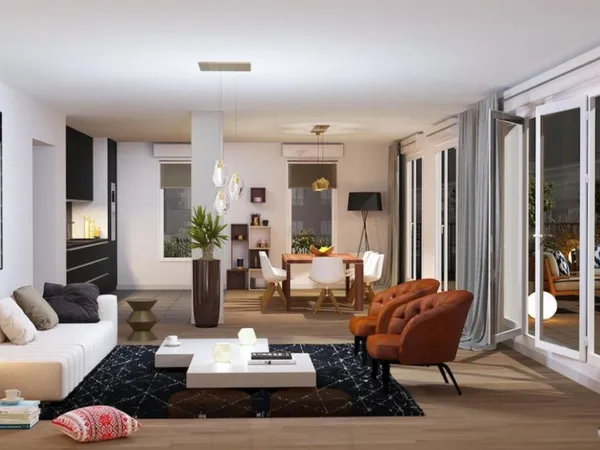 4 PIÈCES de 95m² + LOGGIA 