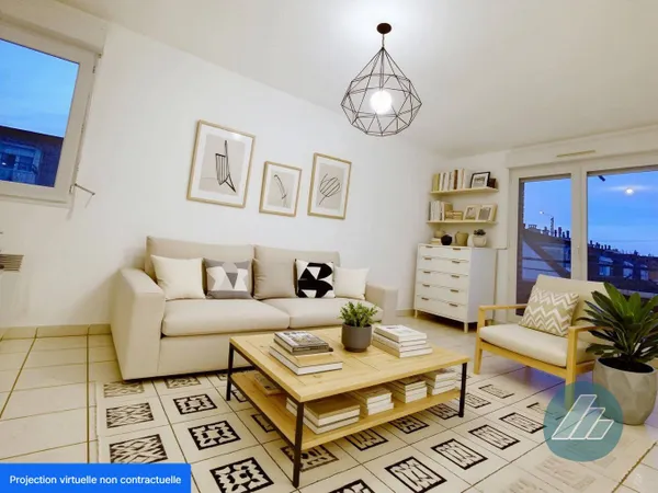 Appartement 3 pièces 63 m² 