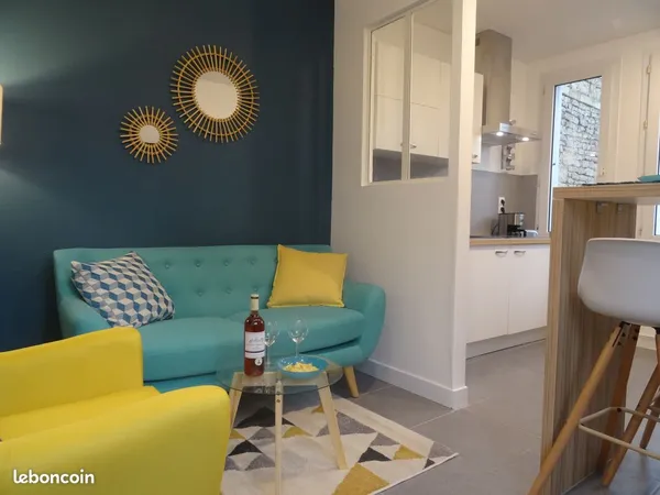 🌼 Chambre avec point d'eau privatif- Colocation jardin - au calme - Netflix & Wi-Fi - Centre de 