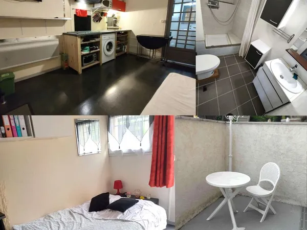 Studio meublé terrasse à Chateaufarine - proche Fac Medecine IRTS 