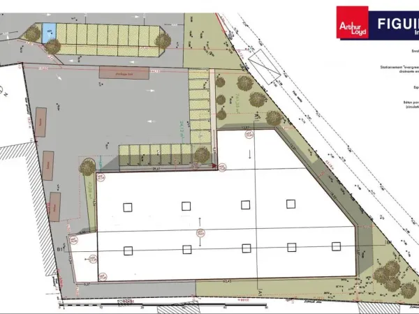 Terrain 4062m² à vendre ZA La Gandonne à Salon de Provence 