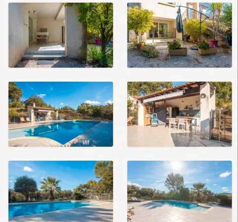Hyères F3 50m2 jardin piscine parking 