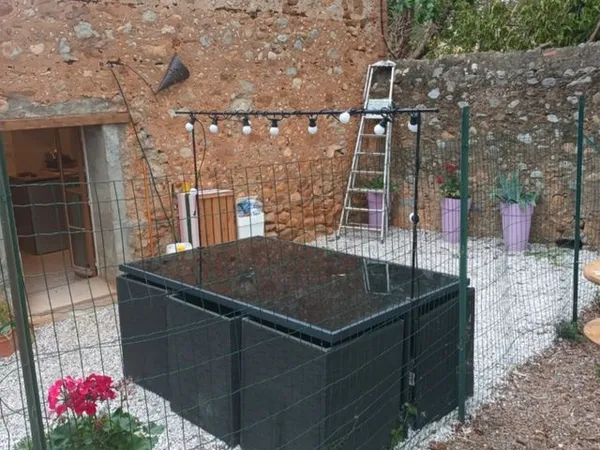 Gite 20m2 dans mas a salses 450 