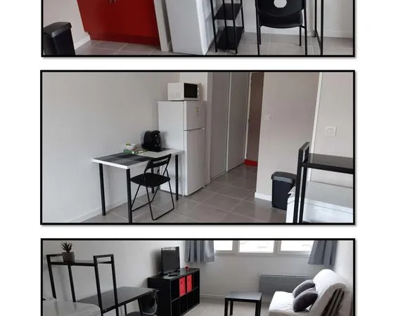 Studio proche gem-gare fibre/eau inclus 