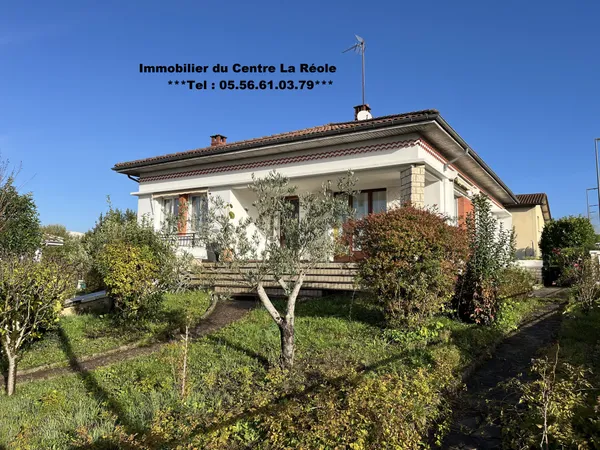 Maison de 117 M2 avec garage et jardin 600 M2 