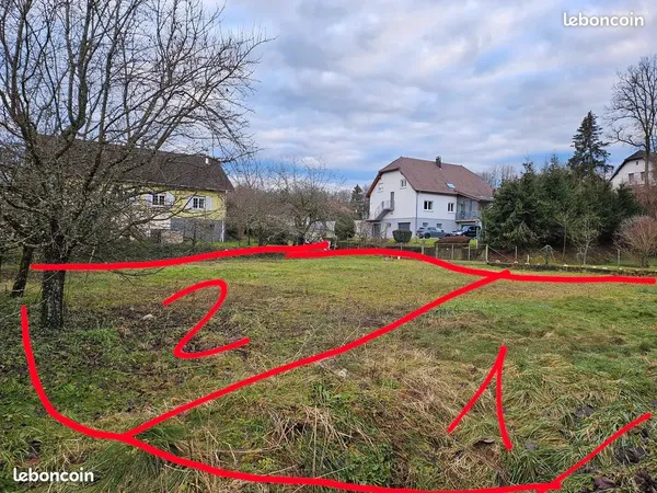 Vente de terrain constructible 68290 