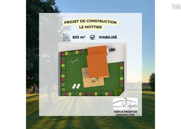 Terrain 400 m² 