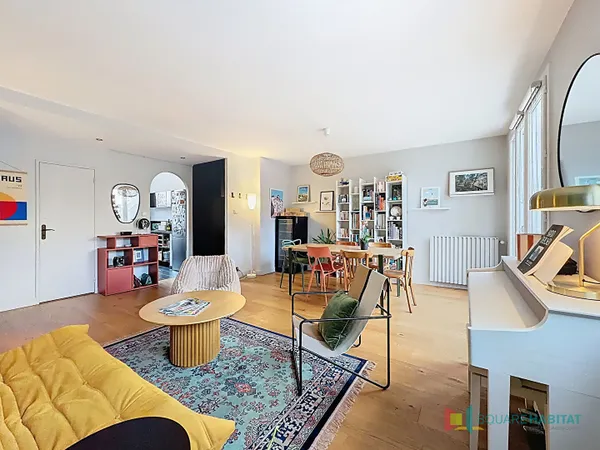 Appartement Rennes St Hélier - Gare Sud - 4 pièces - 66.63 m2 - 68.20m2 au sol 