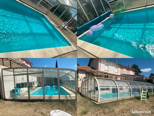 Maison semi-mitoyenne de caractère avec vue exceptionnelle sur le Pilat 