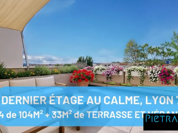 Spacieux T4 dernier étage avec terrasse 
