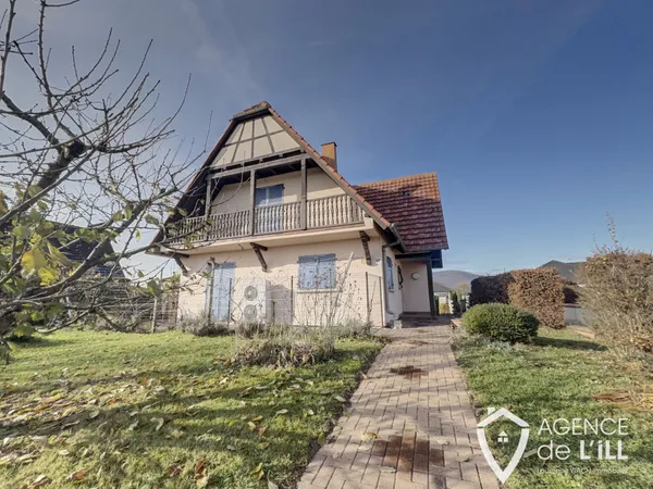 Charmante maison 4 chambres sur 7,64 ares à Sélestat 