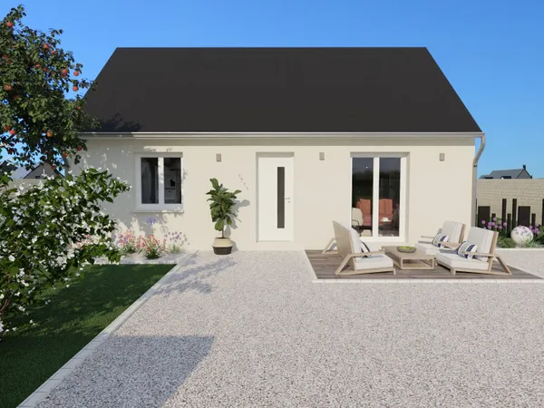 TERRAIN + MAISON 2 CHAMBRES à Joué-lès-Tours 