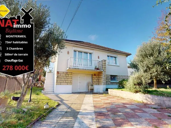 Maison 4 pièces 73 m² 