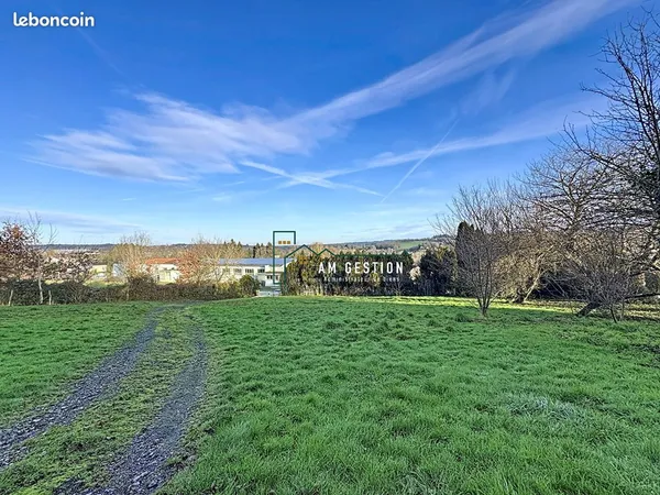 Terrain 1800 m² AIXE SUR VIENNE 