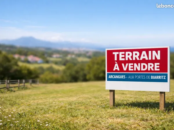 Terrain 657 m² Arcangues 