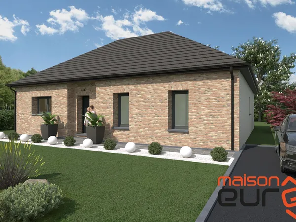 Terrain + maison 122 m² 