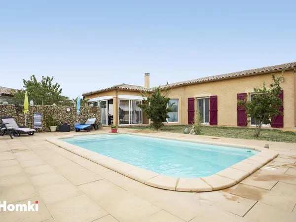 EXCLUSIVITÉ - MAISON PLAIN-PIED AVEC PISCINE À ORNAISONS 