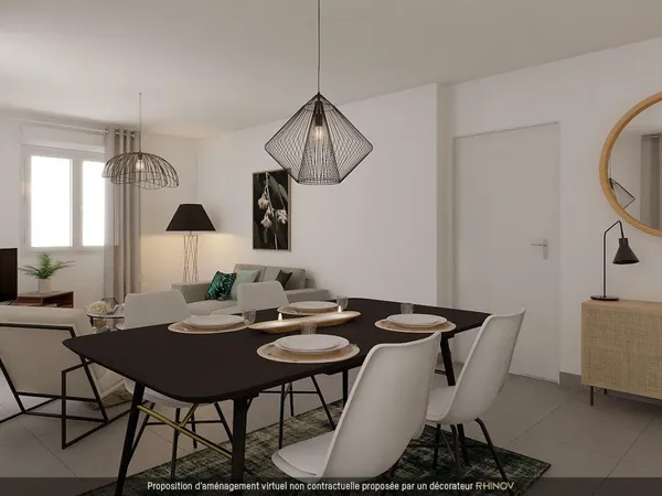 Appartement 3 pièces 64 m² 