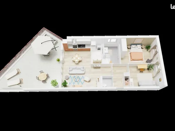 Appartement 69 m² Hermanville Sur Mer 