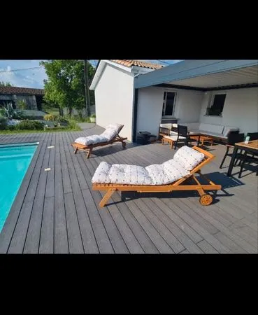 Maison 4 chambre 108m² avec piscine 35 minutes de Bordeaux 