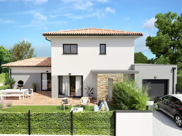 Terrain + maison 120 m² 