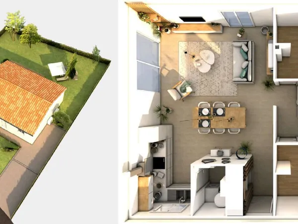 Maison 70 m² Saint Loubes 