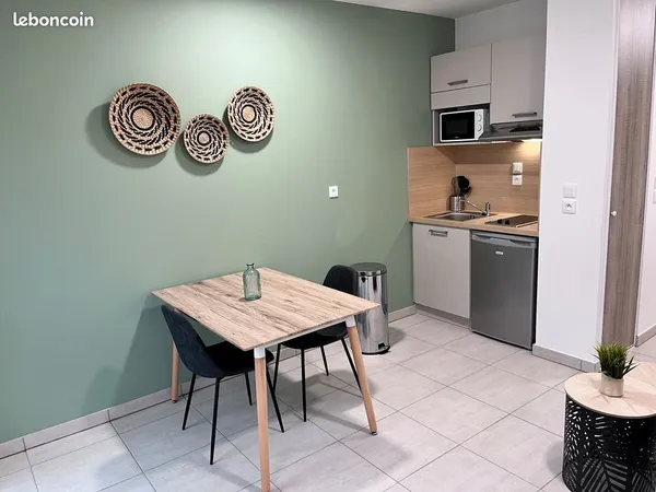 Studio récent meuble et équipé Lyon 6 