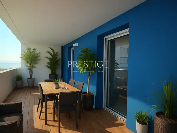 GRAU DU ROI BOUCANET FACE PLAGE T3 DE 77 M2 AVEC 15 m2 DE TE 