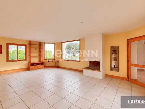 Maison contemporaine à vendre aux Grèves de Langueux - Maison familiale avec double garage avec 