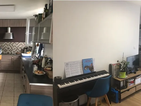 Appartement rénové 60 m2 avec balcon, fibre, parking et jardin 