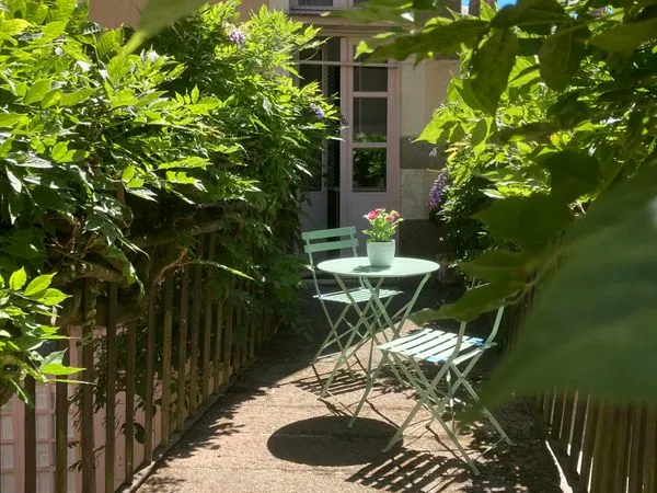 Centre historique, Magnifique T2 bis, 48 m2, meublé, avec parking et terrasse fleurie 
