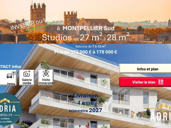 MONTPELLIER SUD - ÉCOQUARTIER RESTANQUE 