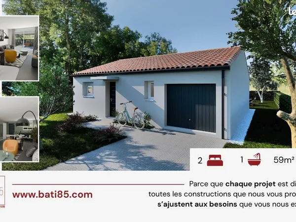 Maison 67 m² Le Bignon 