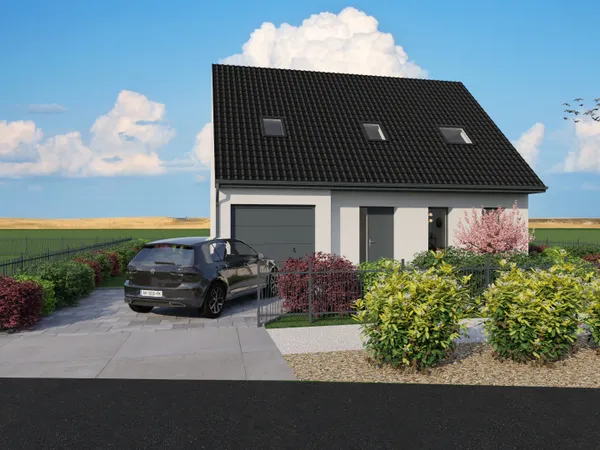 Terrain + maison 110 m² 