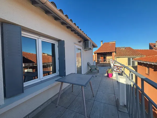 Maison Meublé de 85m² avec grande terrasse 