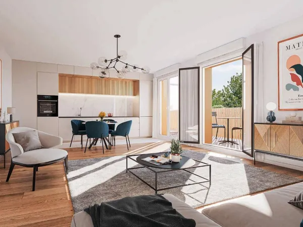 Appartement 3 pièces 61 m² 