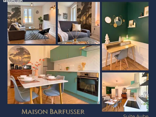 Suite Aube, F2 tout inclus, location au mois, Hypercentre, by Maison Barfusser 